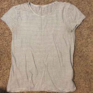 Black and white striped T-shirt